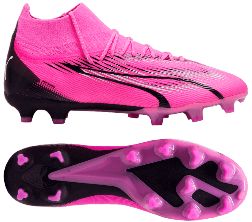 Puma Fussballschuh Ultra Pro FG/AG pink schwarz