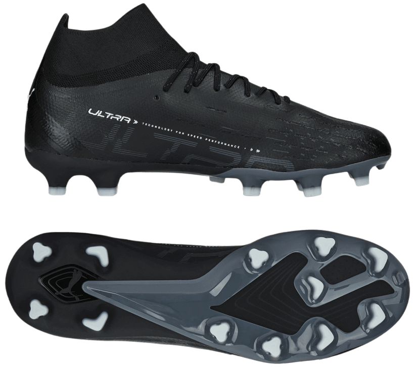 Puma Fußballschuh Ultra Pro FG/AG schwarz grau