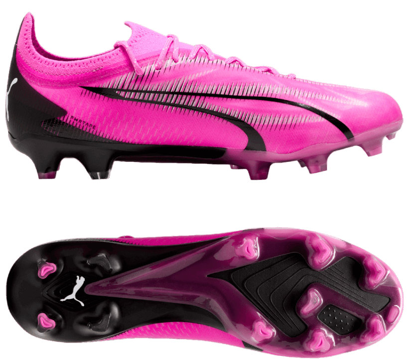 Puma Fussballschuh Ultra Ultimate FG/AG pink schwarz