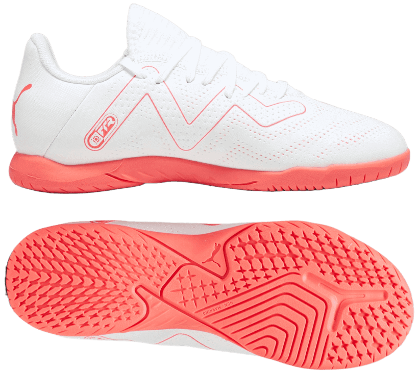 Puma Kinder Fußballschuh Future Play IT weiß rot schwarz