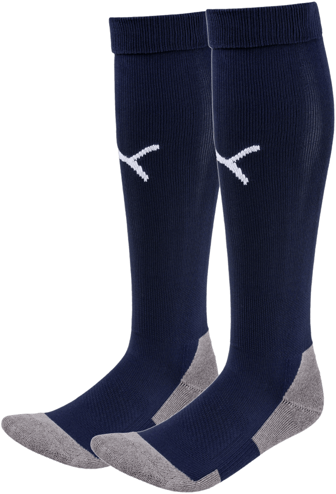 Puma Sockenstutzen Liga Core, 5, marine/weiß