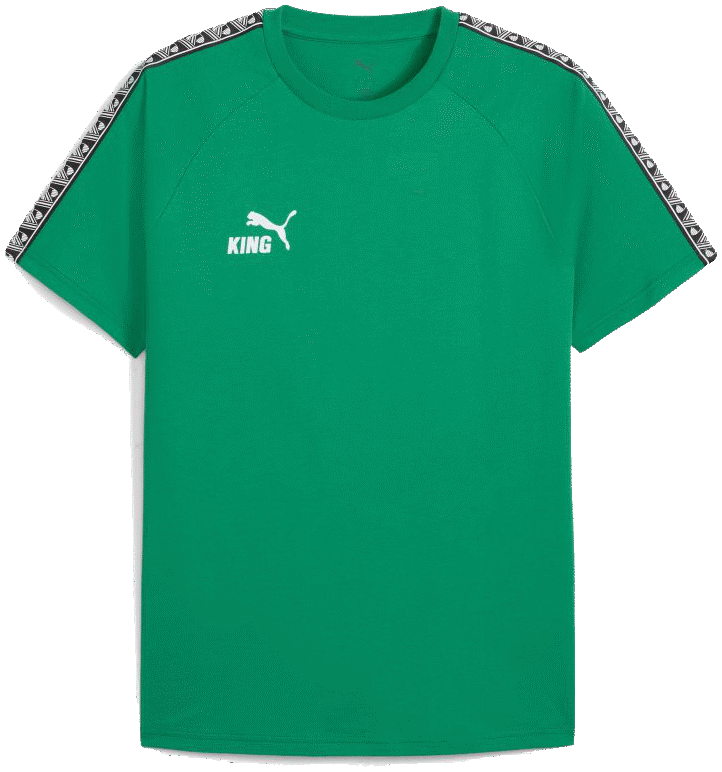 Puma T-Shirt teamKING, 3XL, grün/weiß/schwarz