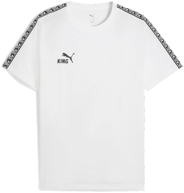 Puma T-Shirt teamKING, 3XL, weiß/schwarz