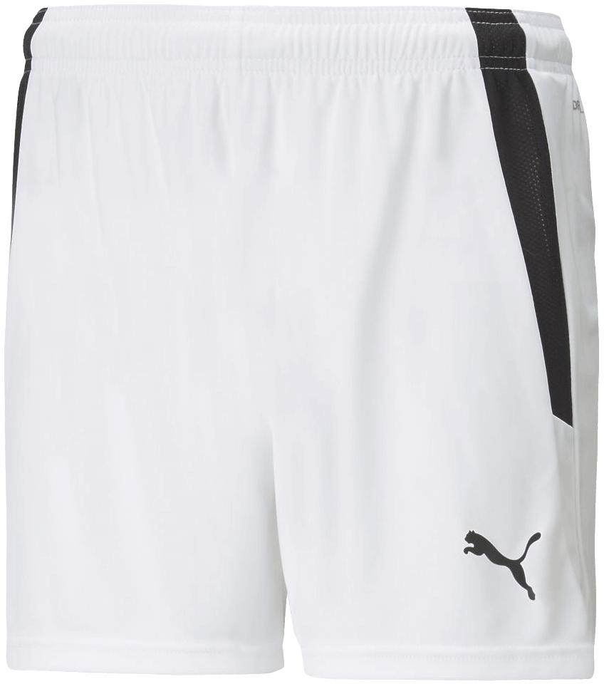 Puma Team Liga Fussballshort, XL, weiß/schwarz