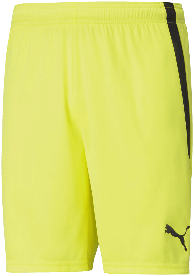 Puma Team Liga Fussballshort, 2XL, lime
