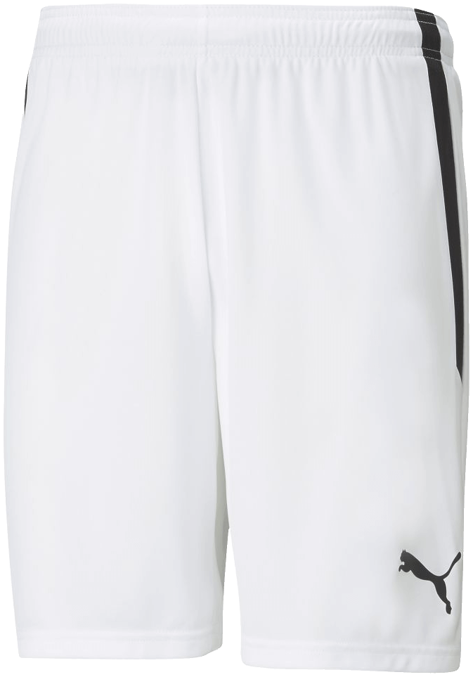 Puma Team Liga Fussballshort, 2XL, weiß/schwarz