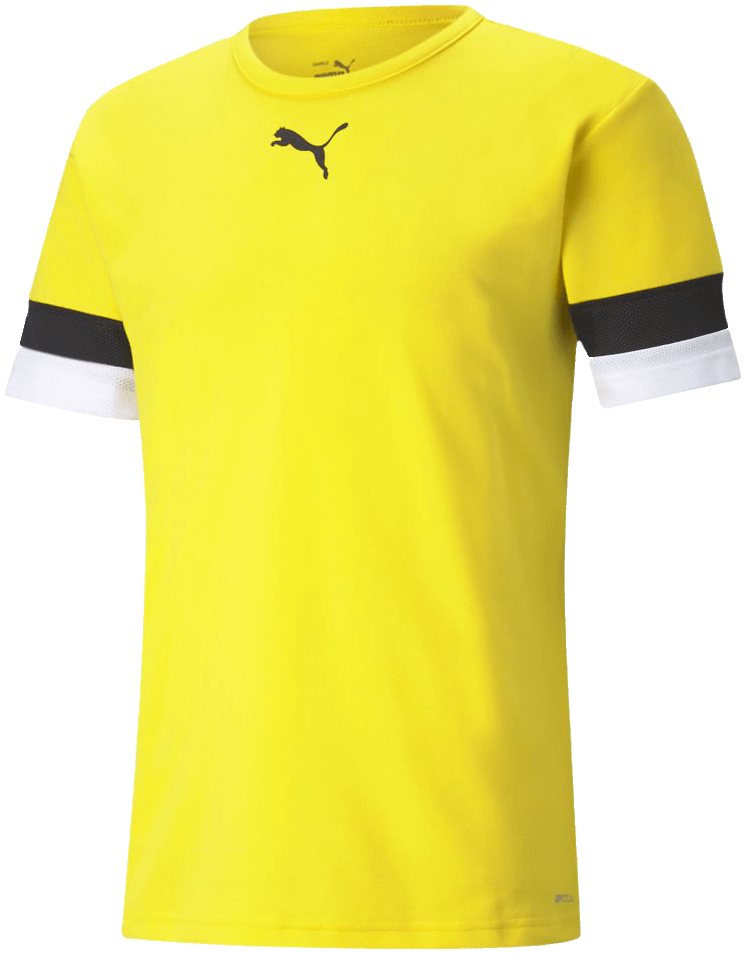 Puma Team Rise Fussball Trikot, 3XL, gelb/schwarz