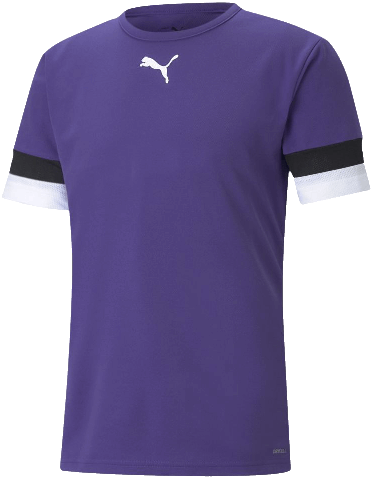 Puma Team Rise Fussball Trikot, XXL, lila/schwarz