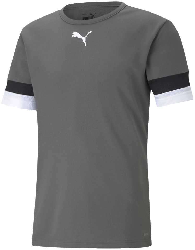 Puma Team Rise Fussball Trikot, 3XL, grau/schwarz