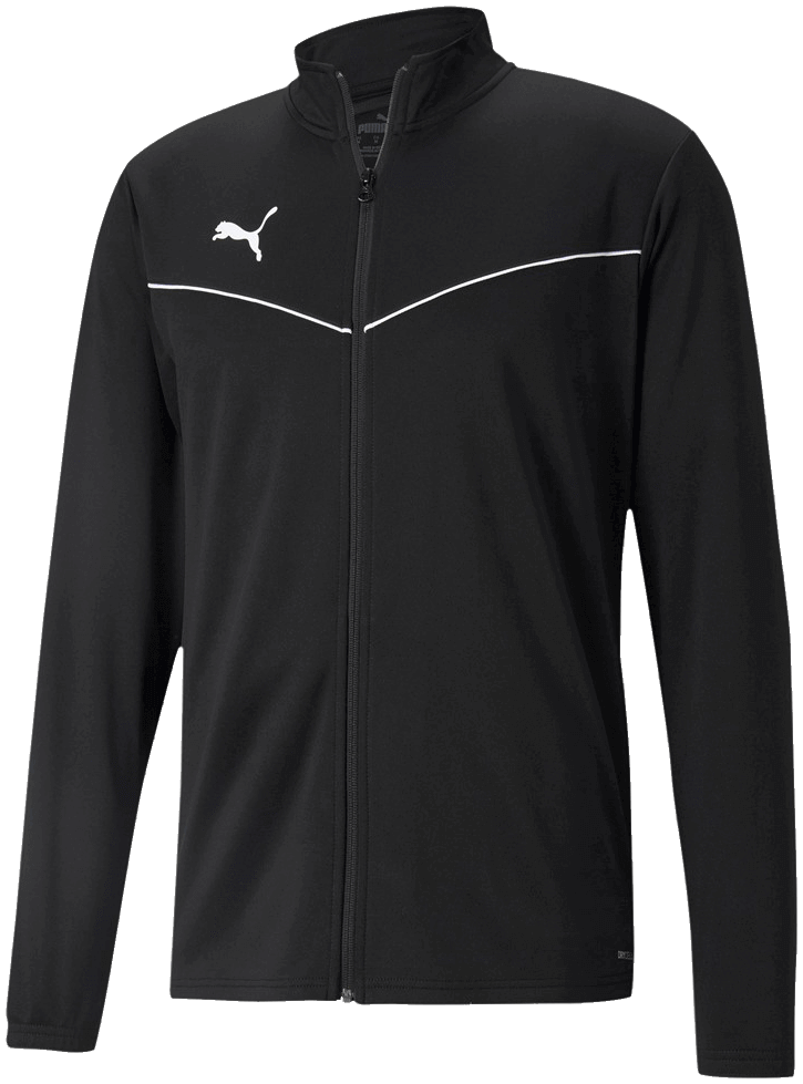 Puma Team Rise Polyesterjacke, 3XL, schwarz/weiß