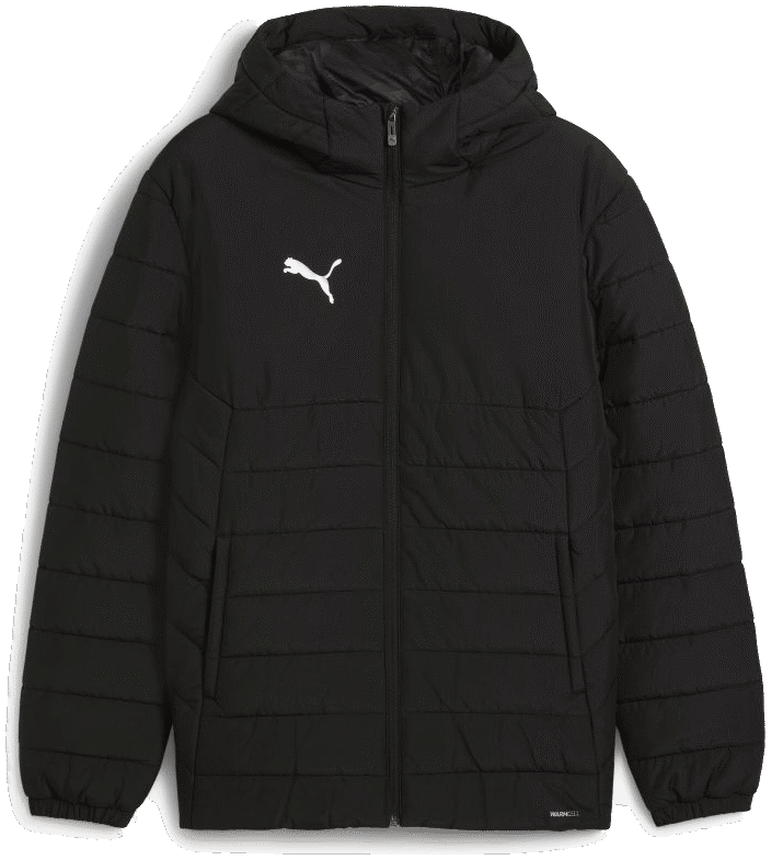 Puma teamADDITIONS Steppjacke mit Kapuze, 3XL, schwarz/silber