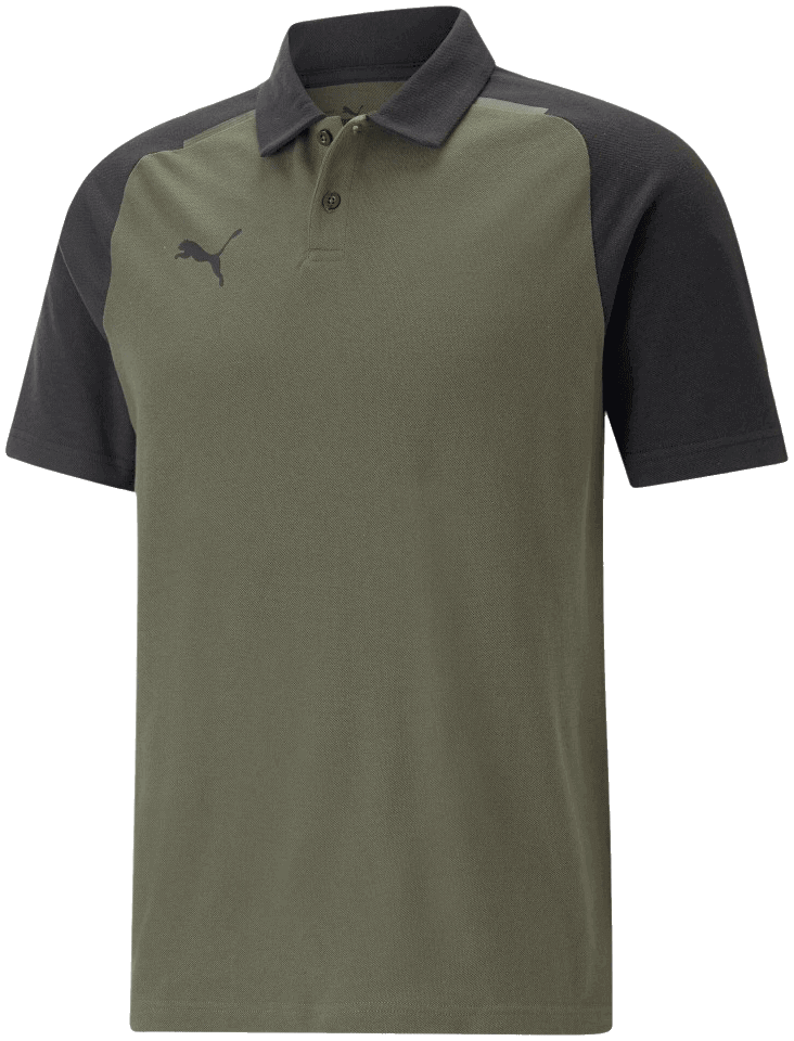 Puma teamCUP Casuals Poloshirt teamCUP, S, grün/schwarz