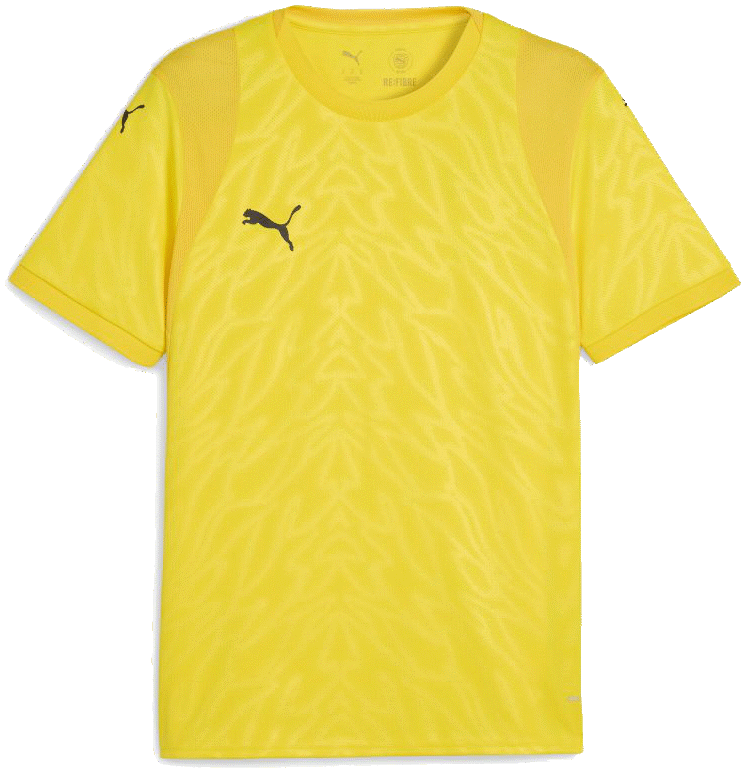 Puma teamCUP Fussball Trikot, 3XL, gelb/schwarz