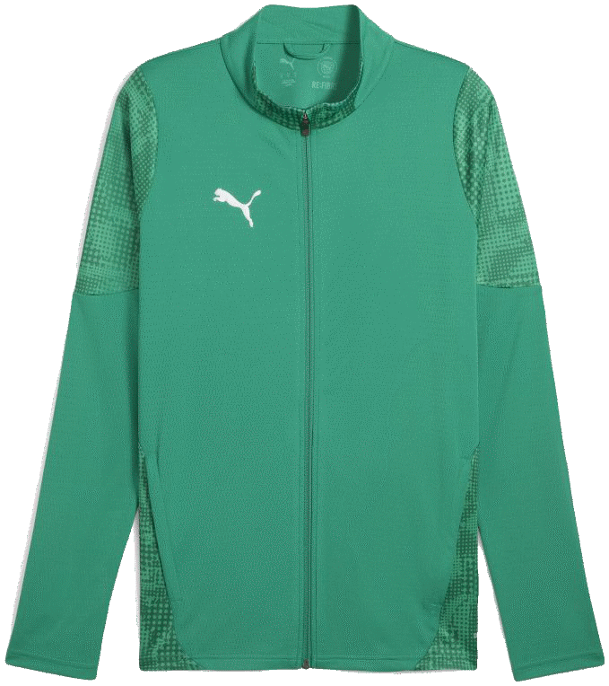 Puma teamCUP Trainingsjacke, 3XL, grün/grau