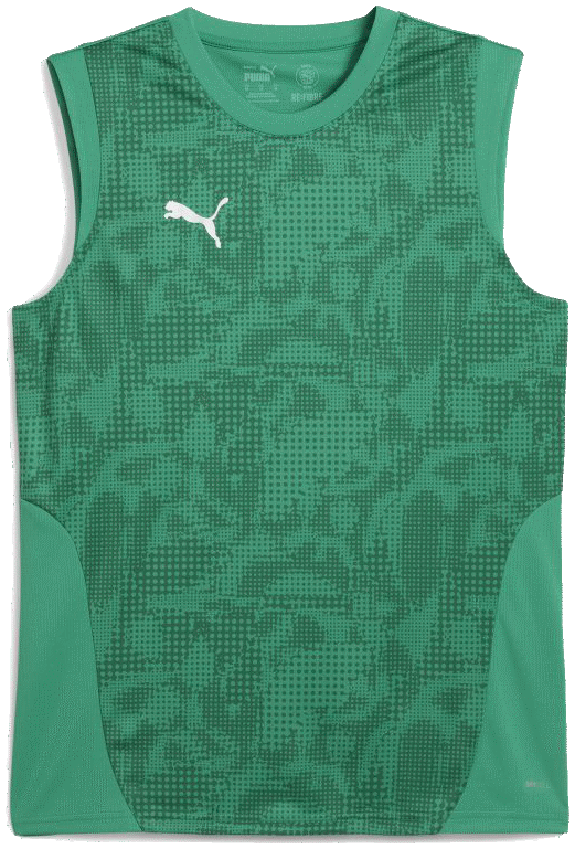 Puma teamCUP Trainingstrikot ärmellos, 3XL, grün/grau