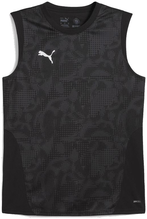 Puma teamCUP Trainingstrikot ärmellos, 3XL, schwarz/silber