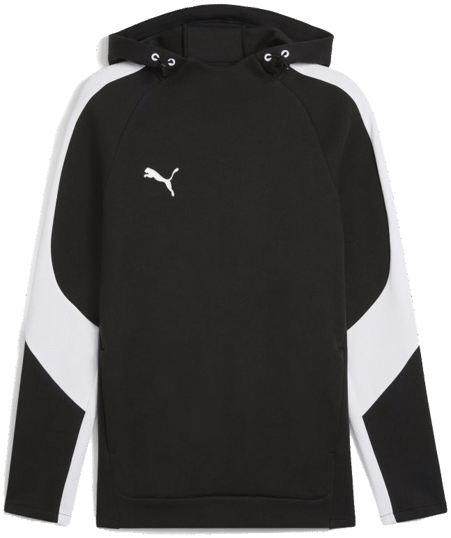 Puma teamEvostripe Hoodie, 3XL, schwarz/silber