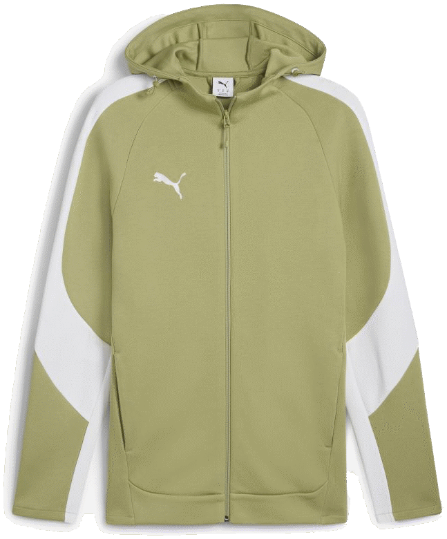 Puma teamEvostripe Sweatjacke, 2XL, khaki
