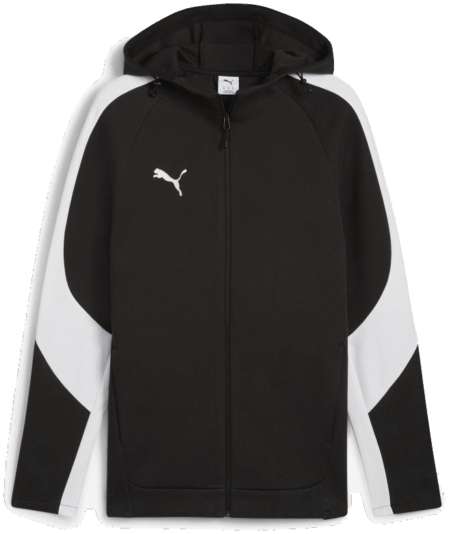 Puma teamEvostripe Sweatjacke, 3XL, schwarz/silber