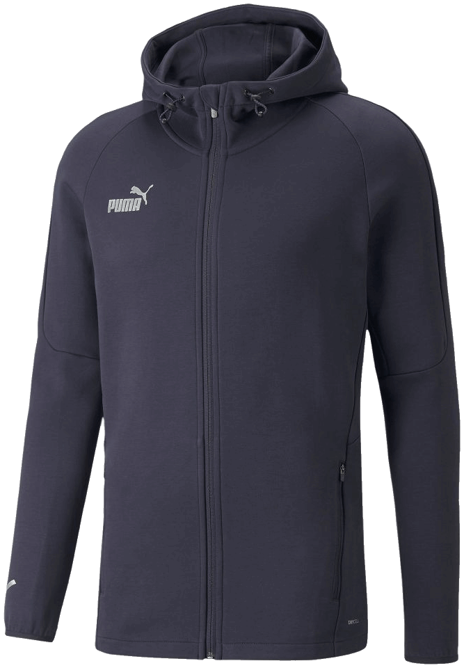 Puma teamFinal Casuals Kapuzenjacke, M, dunkelblau