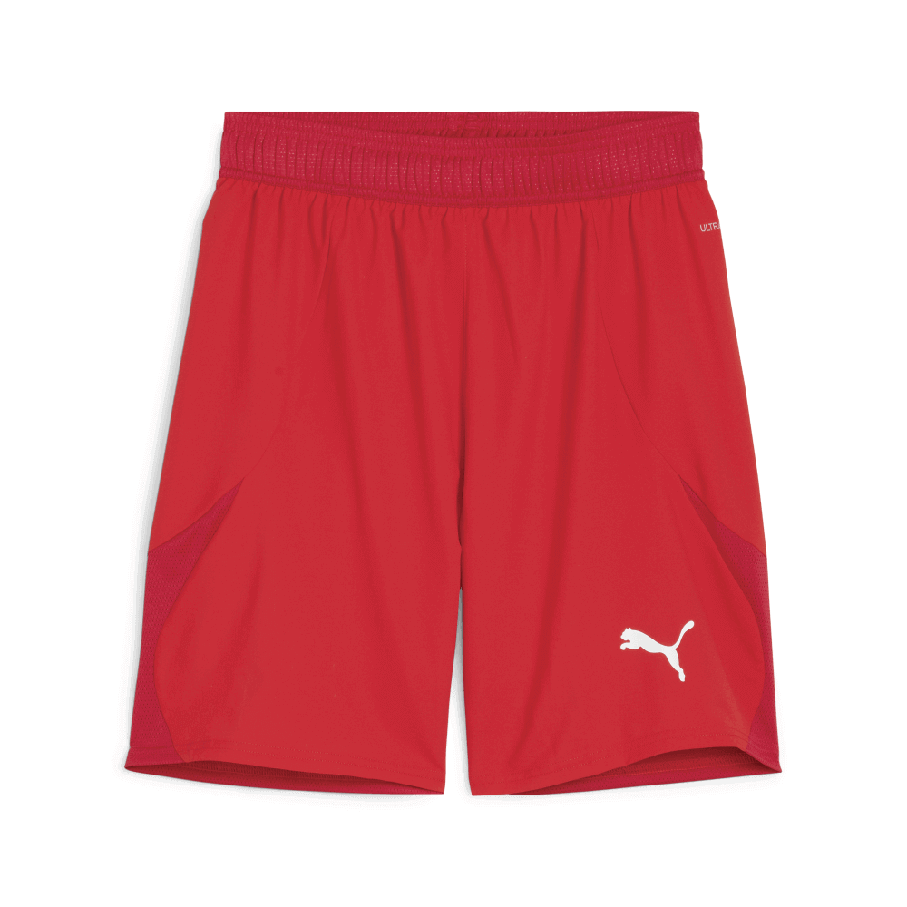 Puma teamFinal Shorts, 3XL, rot/weiß