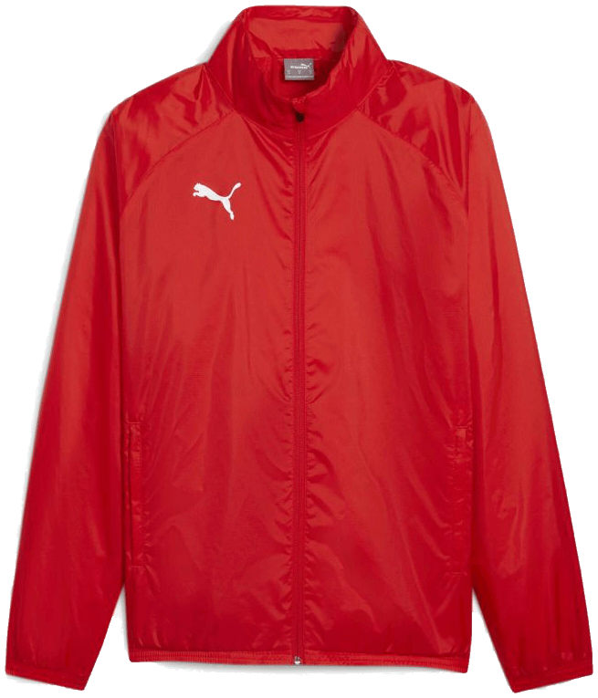 Puma teamGoal Allwetterjacke, 3XL, rot/weiß