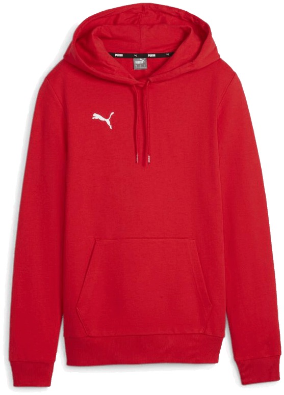 Puma teamGoal Casual Hoodie, 2XL, rot/weiß