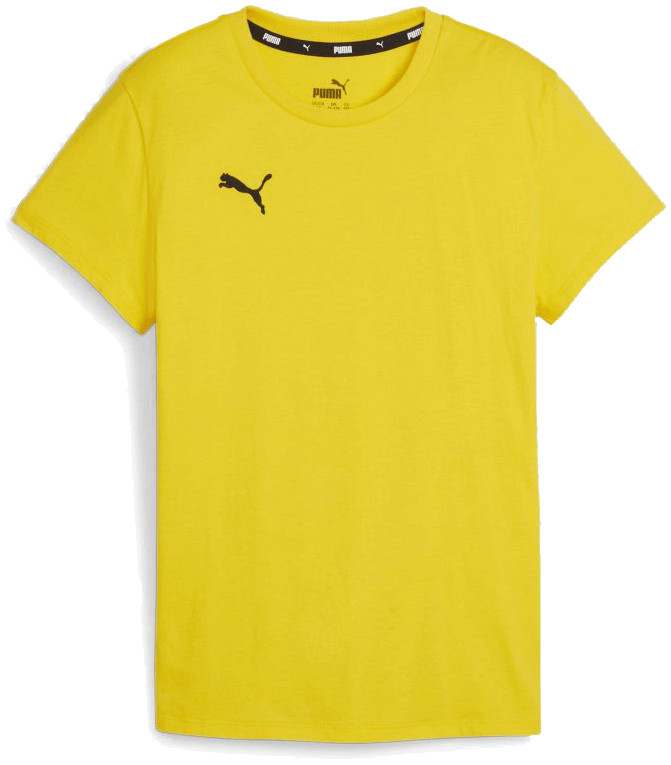 Puma teamGoal Casual T-Shirt, 2XL, gelb/schwarz