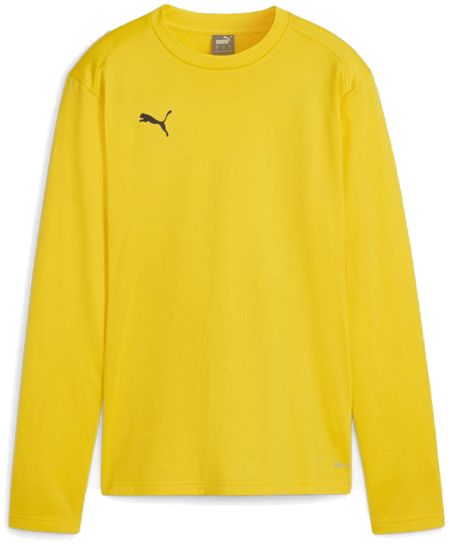 Puma teamGoal Damen Sweatshirt Training, 2XL, gelb/schwarz