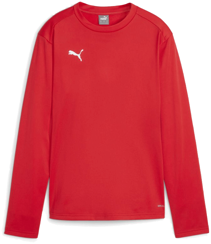 Puma teamGoal Damen Sweatshirt Training, 2XL, rot/weiß