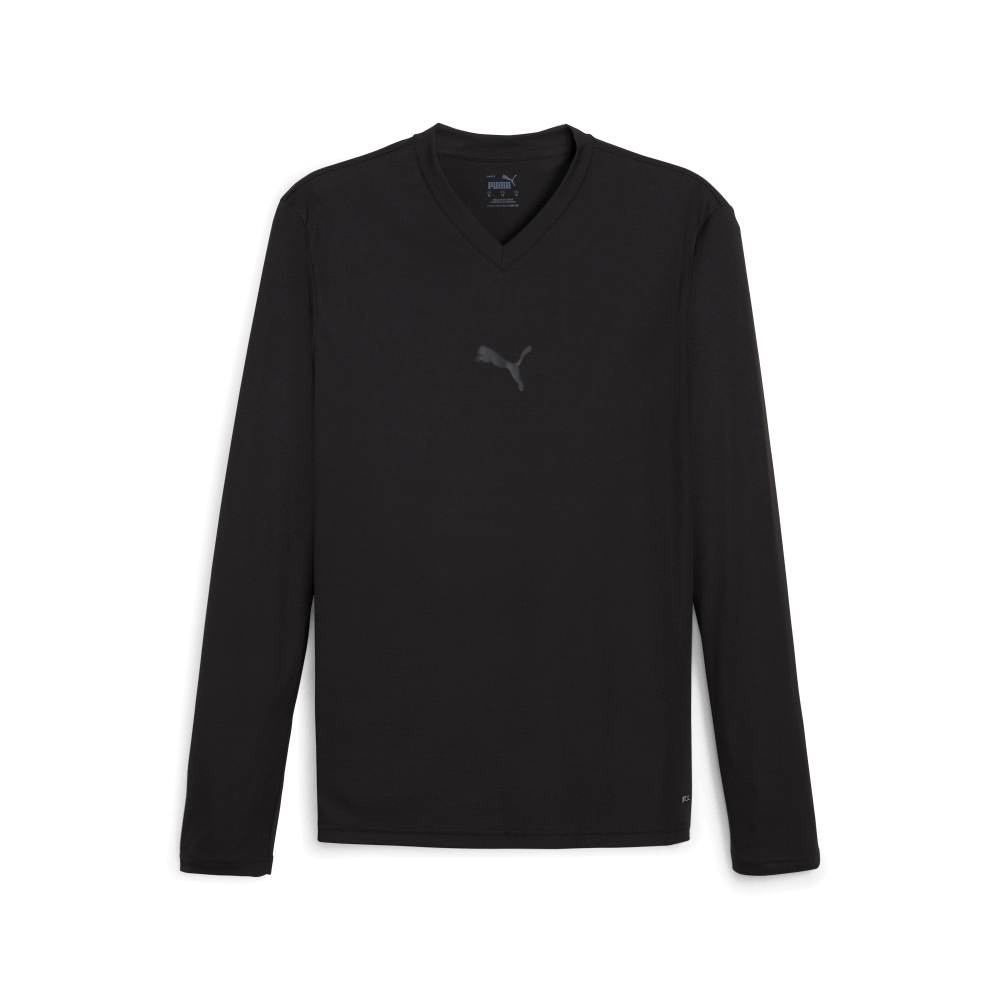 Puma teamGoal Langarmshirt, 3XL, schwarz/dunkelgrau