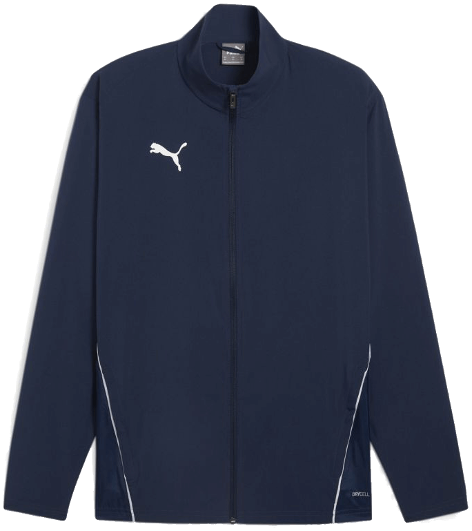 Puma teamGoal Sideline Trainingsjacke, 3XL, navy/weiß