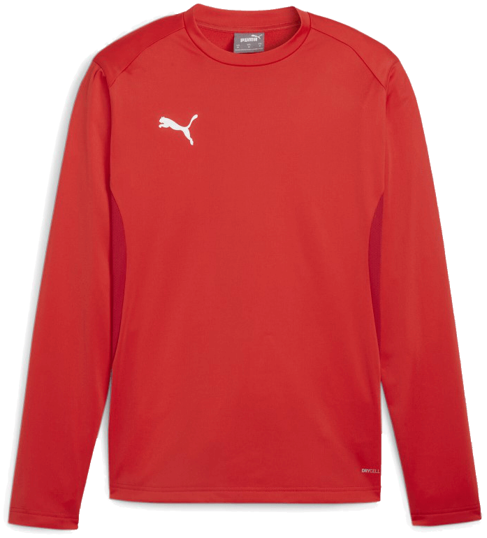 Puma teamGoal Sweatshirt Training, 3XL, rot/weiß
