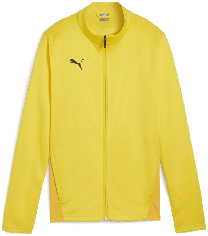Puma teamGoal Trainingsjacke, 2XL, gelb/schwarz