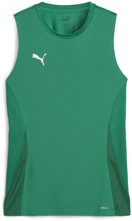 Puma teamGoal Trainingstrikot ärmellos, XL, grün/weiß