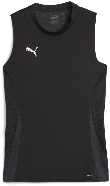 Puma teamGoal Trainingstrikot ärmellos, XL, schwarz/weiß
