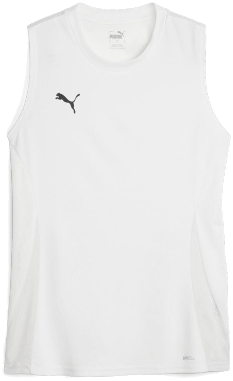 Puma teamGoal Trainingstrikot ärmellos, XL, weiß/schwarz/grau