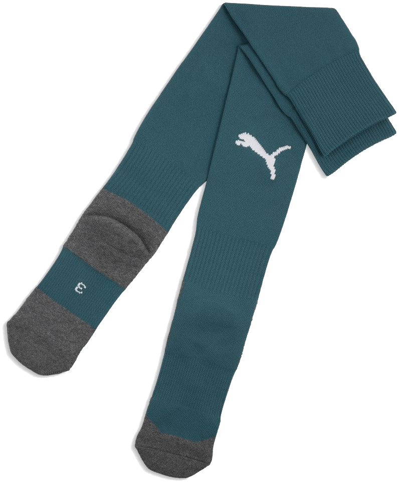 Puma teamLIGA 26 Core Sockenstutzen, 47-49, dunkelgrün/weiß