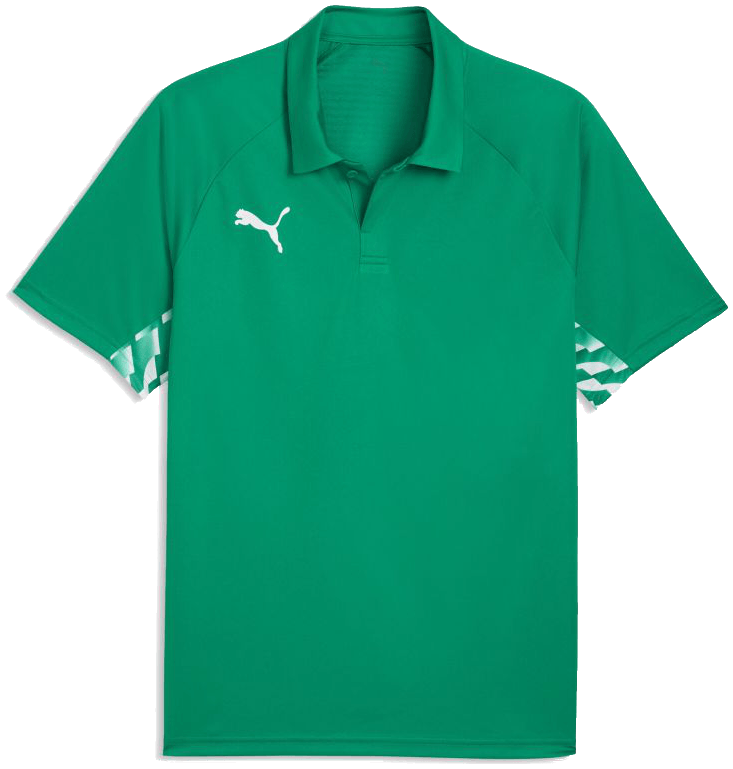 Puma teamLIGA26 Poloshirt, 3XL, grün/weiß