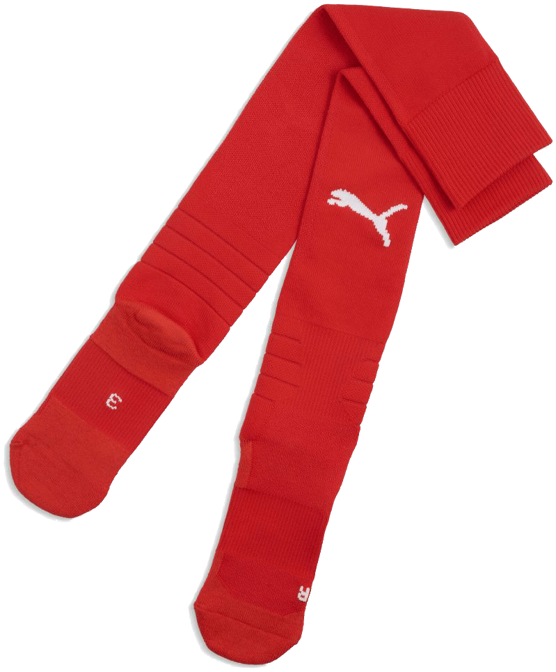 Puma teamLIGA26 Sockenstutzen, 47-49, rot/weiß