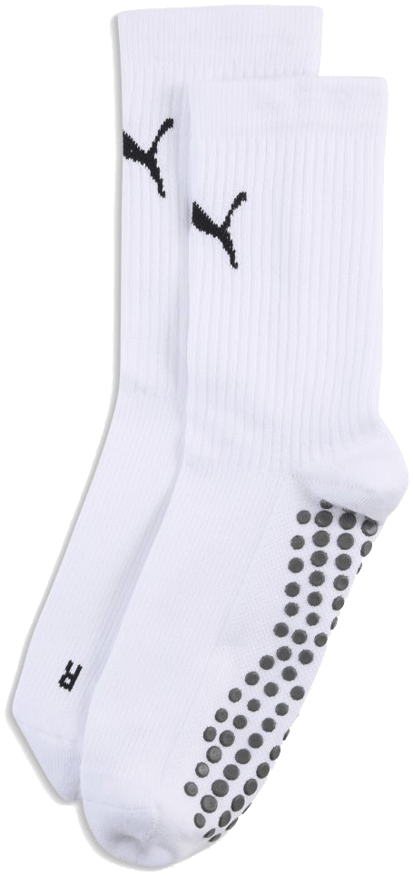 Puma teamLIGA26 Torwart Grip Socken, 47-49, weiß/schwarz