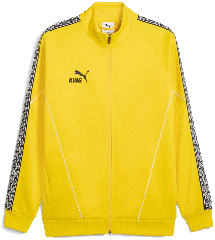 Puma Trainingsjacke teamKING, 3XL, gelb/schwarz