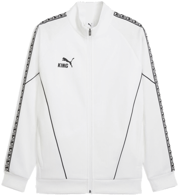 Puma Trainingsjacke teamKING, 3XL, weiß/schwarz