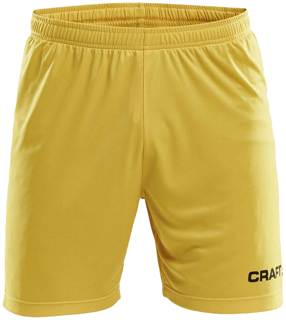 Craft Squad Go Trainingsshorts Solid, XXXL, gelb/schwarz