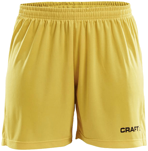 Craft Squad Go Trainingsshorts Solid, XXL, gelb/schwarz