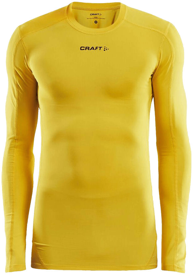 Craft Ability Compression Unterziehshirt, XXXL, gelb/schwarz