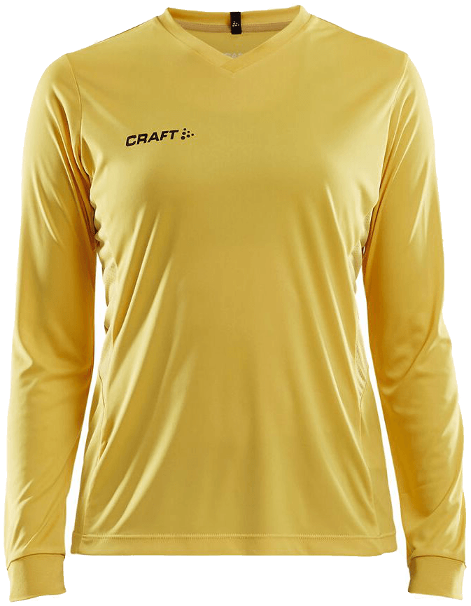 Craft Squad Go Trainingsshirt Solid Damen, XXL, gelb/schwarz