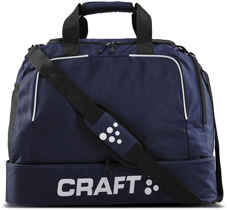 Craft Sporttasche mit Schuhfach 65L Pro Control, One Size, marine/weiß