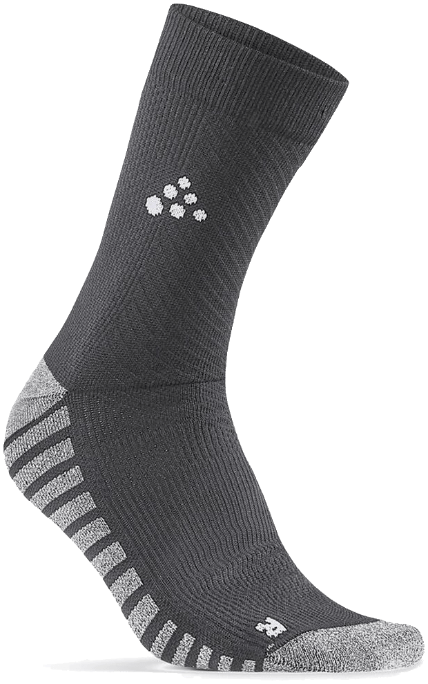 Craft Ability Anti Slip Mid Socken, 46-48, dunkelgrau