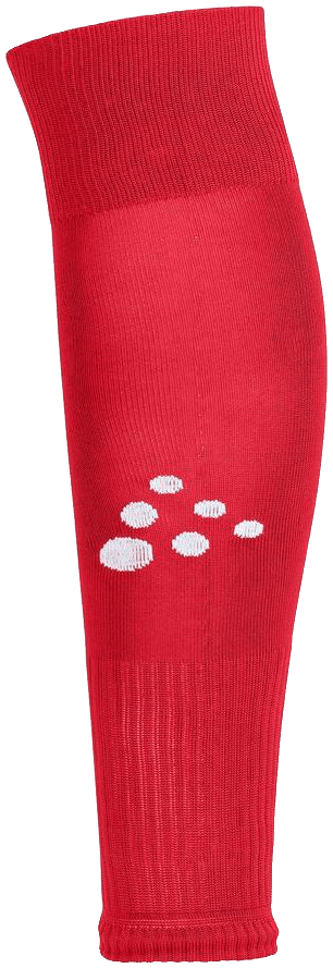 Craft Stutzen Sleeve Solid Squad, Senior, rot/weiß